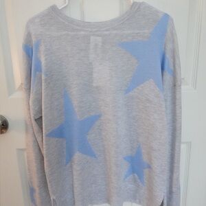 Fate Gray Knit with Blue Accent